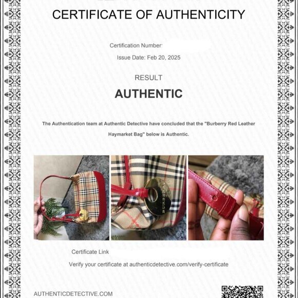 BURBERRY Vintage Red Leather Trim Haymarket Shoulder Bag Adjustable Strap - Picture 17 of 17